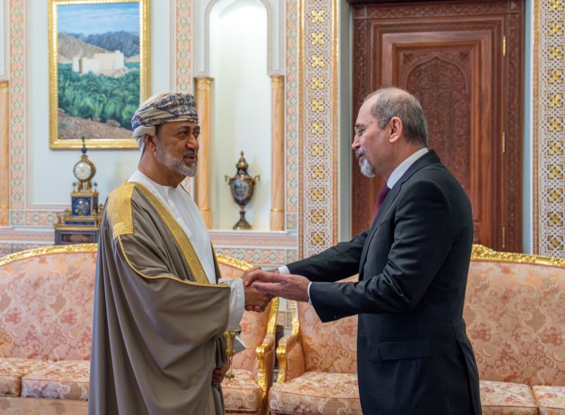 His Majesty and Jordanian Foreign Minister