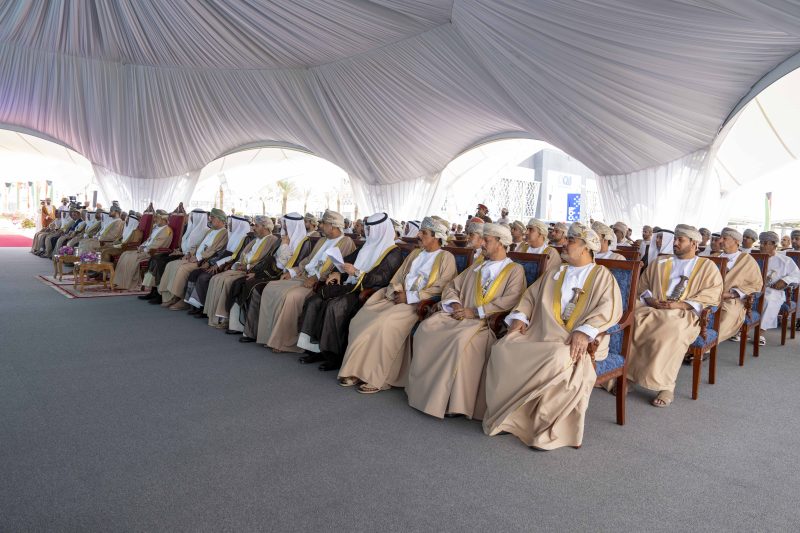 His Majesty and Emir of Kuwait at Duqm opening