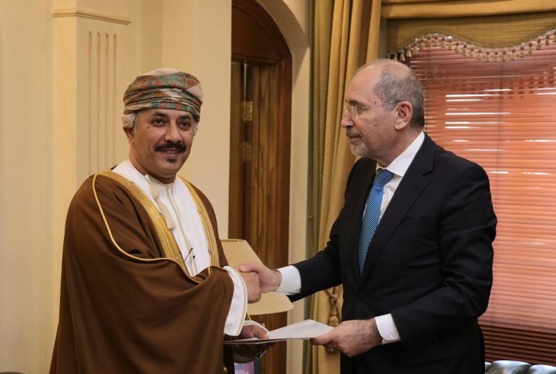 Oman's Ambassador to Jordan delivers message from His Majesty Sultan Haitham to the King of Jordan. 