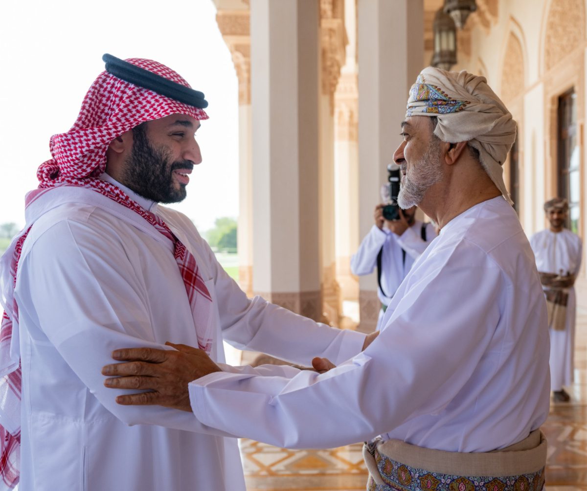 His-Majesty-Sultan-Haitham-and-Prince Mohammed-bin-Salman