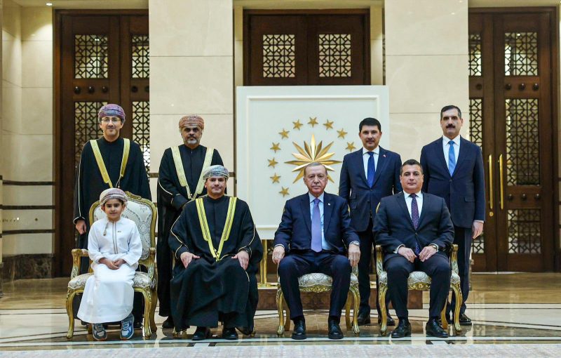 The Ambassador of the Sultanate of Oman recognizes his credentials to the Republic of Türkiye