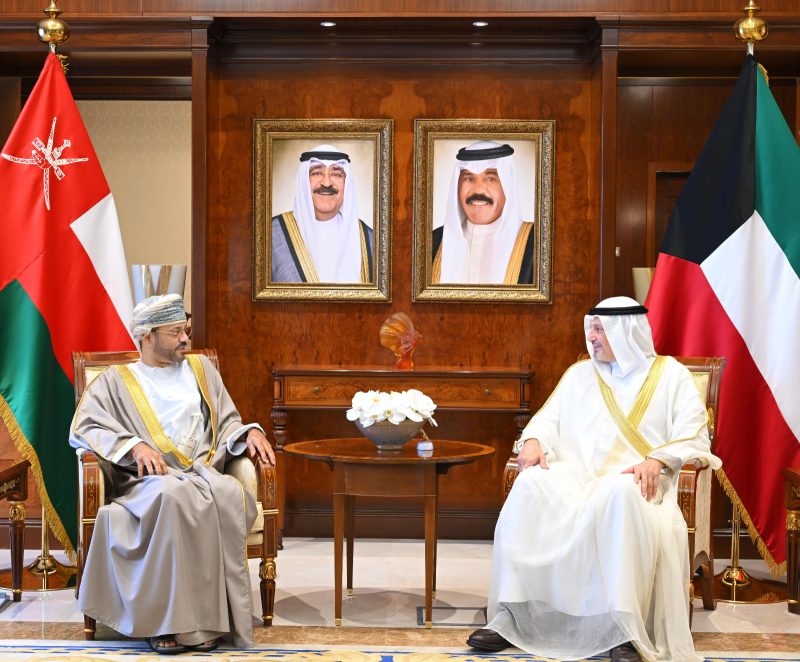 His Excellency the Minister of Foreign Affairs meets with his Kuwaiti counterpart