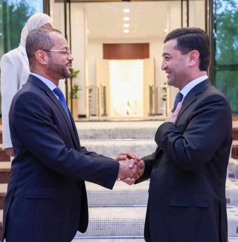 The Foreign Minister meets his Uzbek counterpart