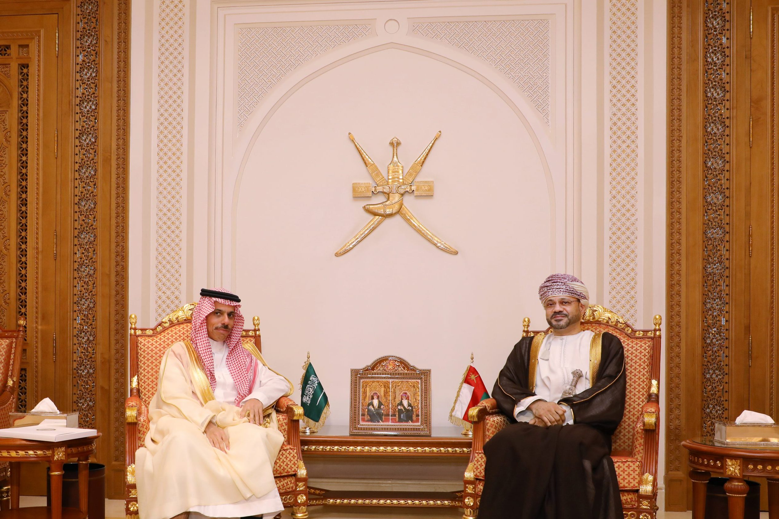 His Majesty the Sultan receives a message from the King of Saudi Arabia