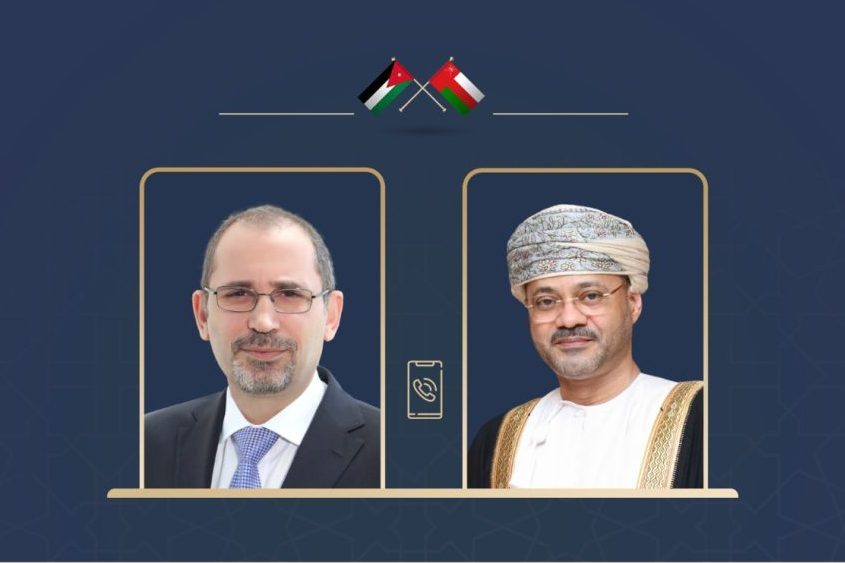 Sayyid-Badr-phone-call-with-Jordanian-Foreign Minister