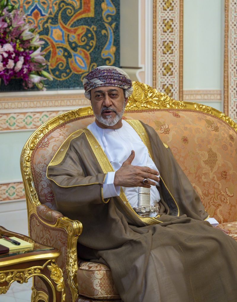 His Majesty the Sultan receives the foreign ministers of the Gulf Cooperation Council countries