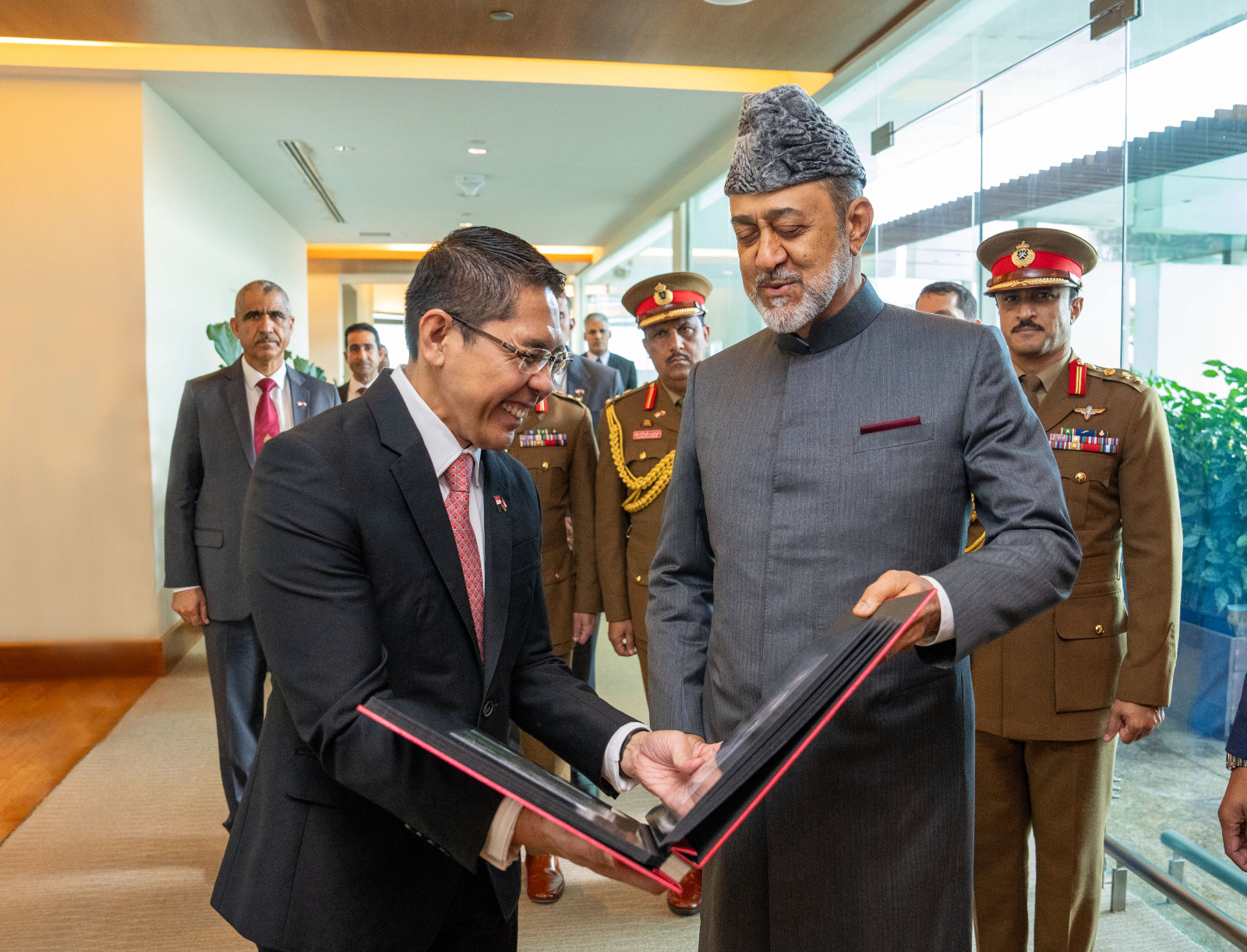 His Majesty the Sultan concludes his visit to Singapore