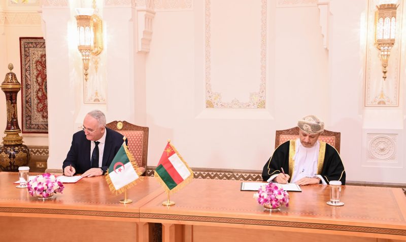 Oman and Algeria sign eight agreements