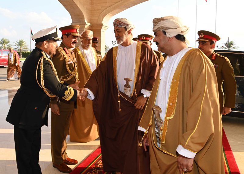 His Majesty is welcomed at the 54th National Day Military Parade