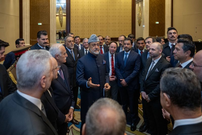 His Majesty meets Turkish business executives