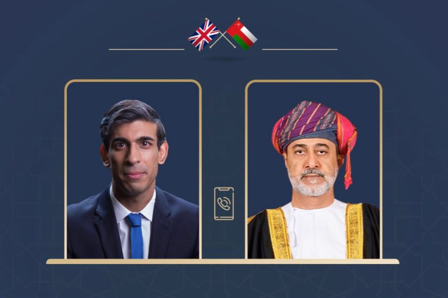 His Majesty the Sultan receives a phone call from the British Prime Minister