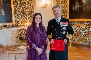 Oman Ambassador presents her credentials to the King Denmark