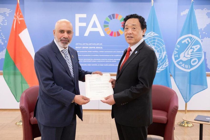 Ambassador to Italy with head of FAO