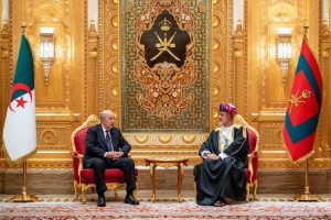 His Majesty and the Algerian President hold discussions