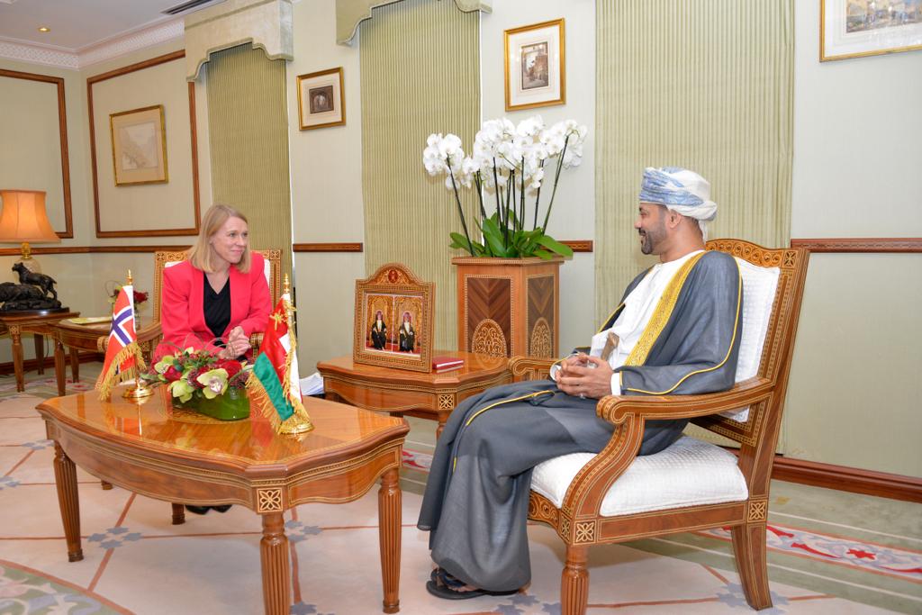 Oman-Foreign-Minister-meets-Norwegian-Foreign-Minister