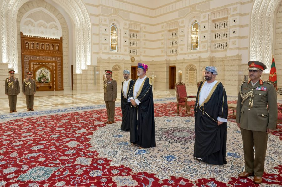 His Majesty accepts credentials of ambassadors to Oman