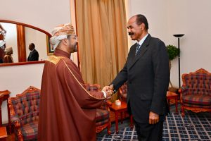 His Majesty sends written message to President of Eritrea