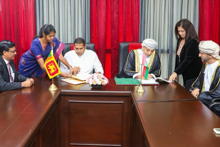 Oman and Sri Lanka sign tourism agreement