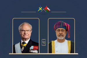 His Majesty the Sultan receives a phone call from the King of Sweden