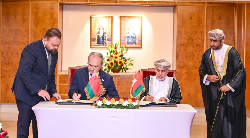 Oman and Belarus sign cooperation agreements