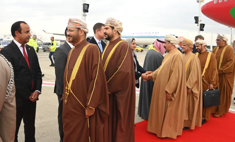 Sayyid Asaad and delegation arrive in Belgium for historic GCC EU summit