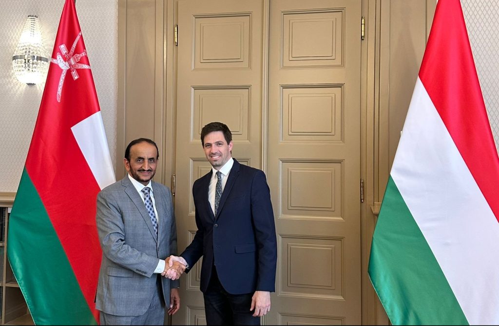 Oman-Political-Undersecretary-meets-Levente-Magyar-of-Hungary