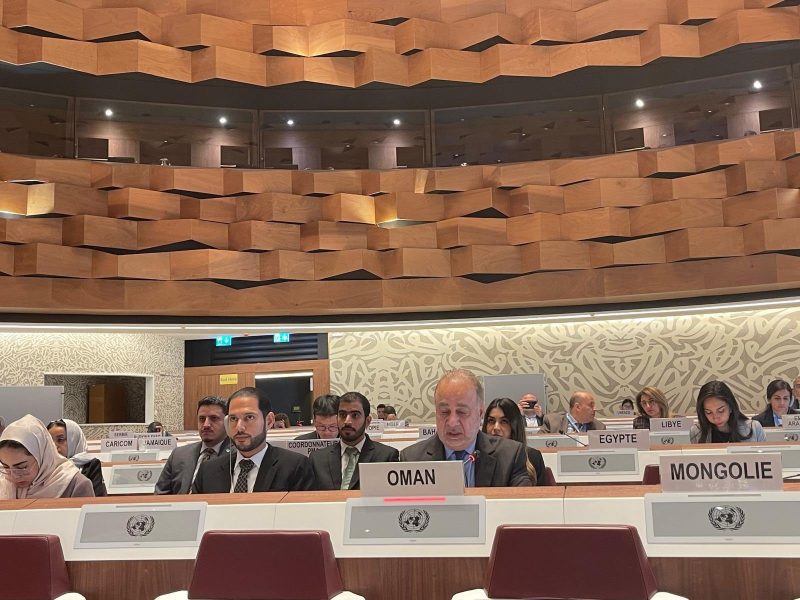 Oman speaks on palestine at UNCTAD meeting 