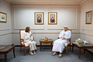 Shaikh Khalifa meets Dr. Bouthaina Shaaban, Political and Media Advisor to the President of the Syrian Arab Republic