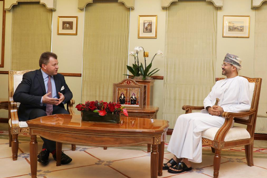 Oman-ForeignMinister-receives-Undersecretary-of- the-Republic-Lithuania