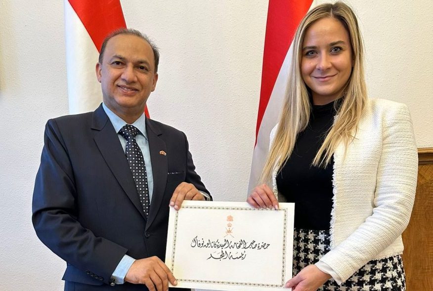 Hungary: Omani Ambassador designate hands over his credentials