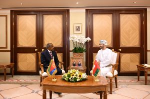 His Majesty the Sultan receives a written message from His Excellency the President of Eritrea