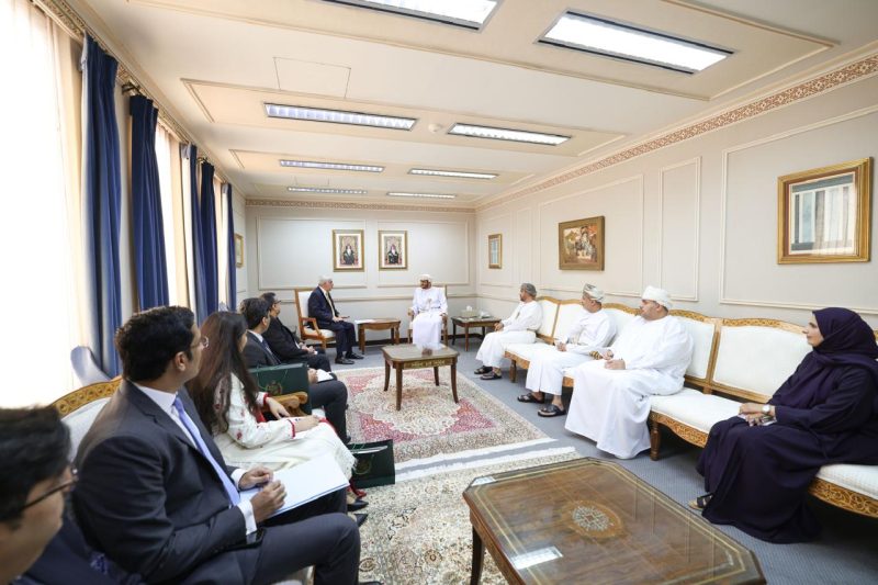 Sheikh Undersecretary of the Foreign Ministry meets Assistant Undersecretary of the Ministry of Foreign Affairs of Pakistan