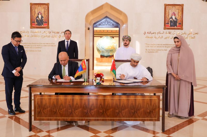 Oman and Mongolia sign visa exemption agreement