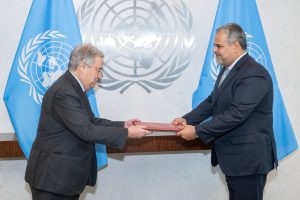 Oman's Permanent Representative to UN presents credentials