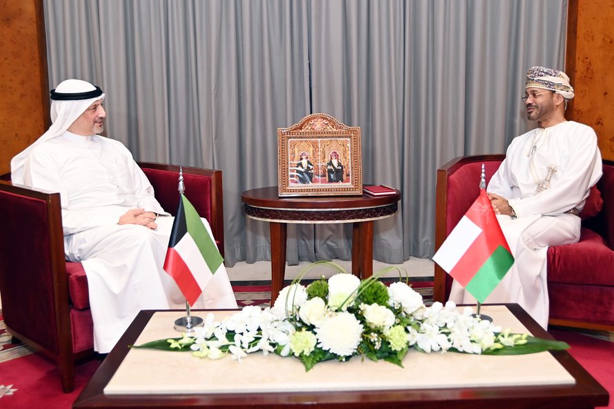 Sayid-Badr-With-the-Kuwaiti-Foreign-Minister