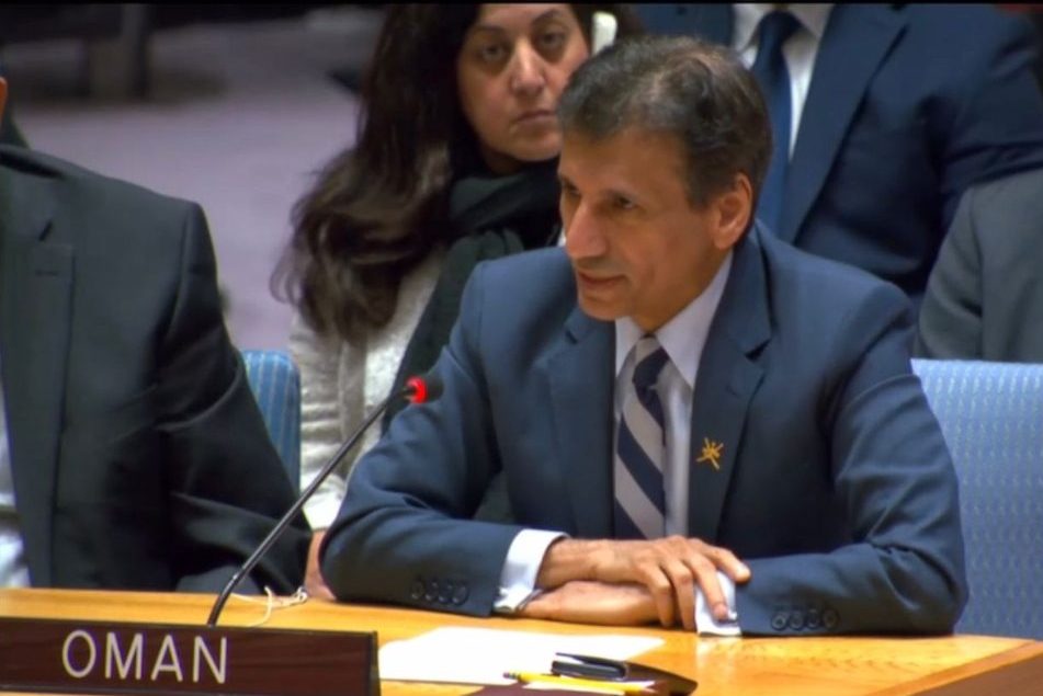 Oman-Amdassador-to-UN-voices-GCC-call-to-Security-Council-to-spare-blood-of-innocent-Palestinians