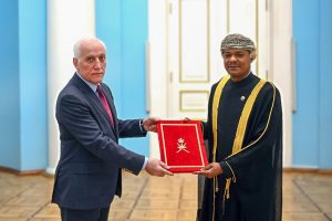 Oman's non resident Ambassador to Armenia Presents credentials