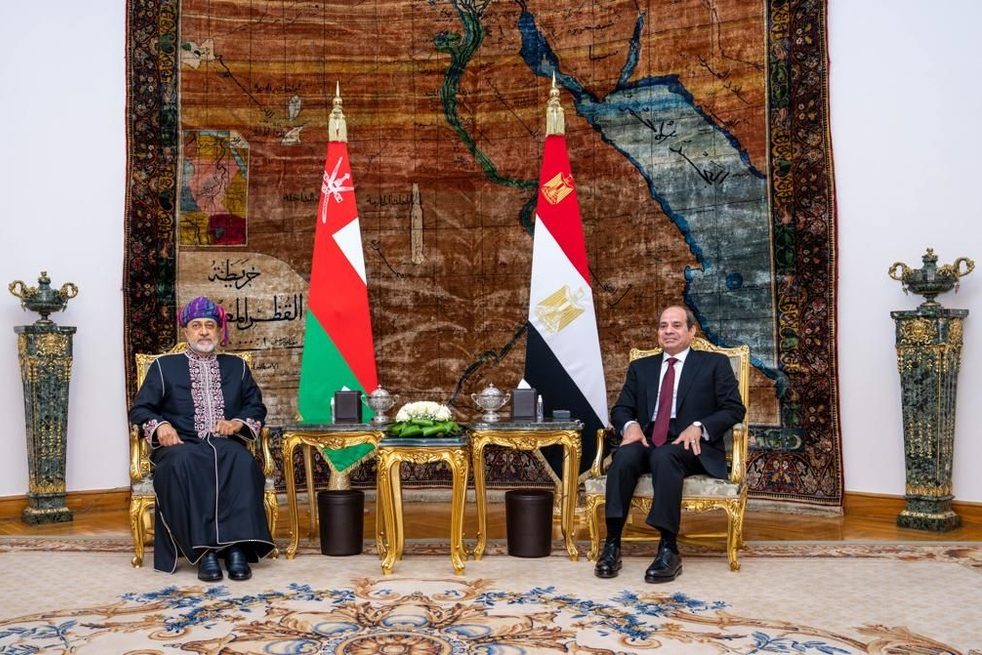 Egyptian-President-holds-dinner-for-His-Majesty