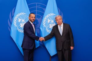 Foreign Minister and UN Secretary-General discuss developments in a number of regional and international issues