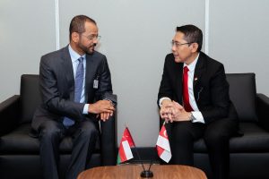 Foreign Minister meets Singapore official in New York