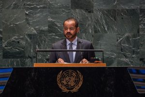 Foreign Minister of Oman’s at Future Summit held at the United Nations General Assembly Assembly