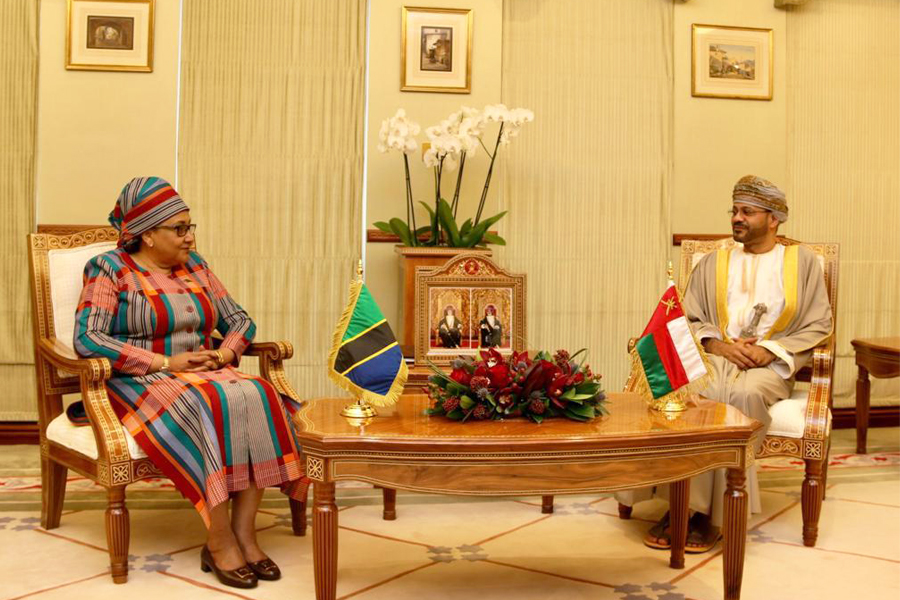 Oman-Foreign-Minister-receives-Tanzanian-Foreign-Minister